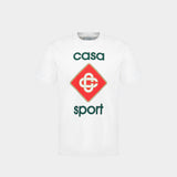 T-Shirt Casa Sport - Casablanca - Coton - Blanc