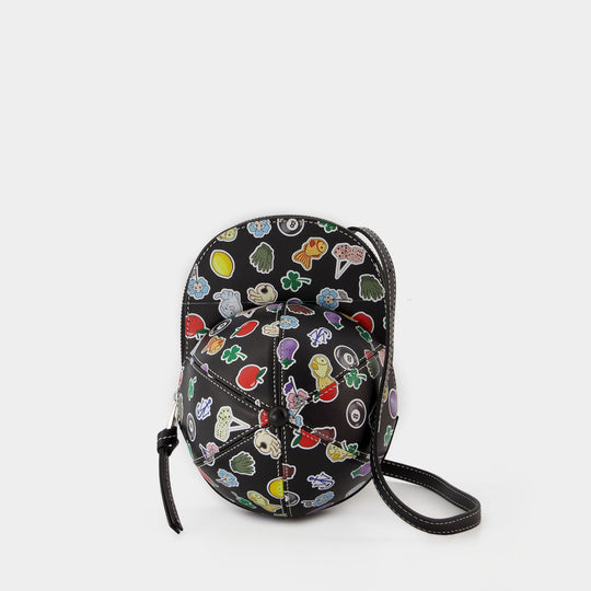 Sac Hobo Midi Cap - J.W. Anderson - Cuir - Noir