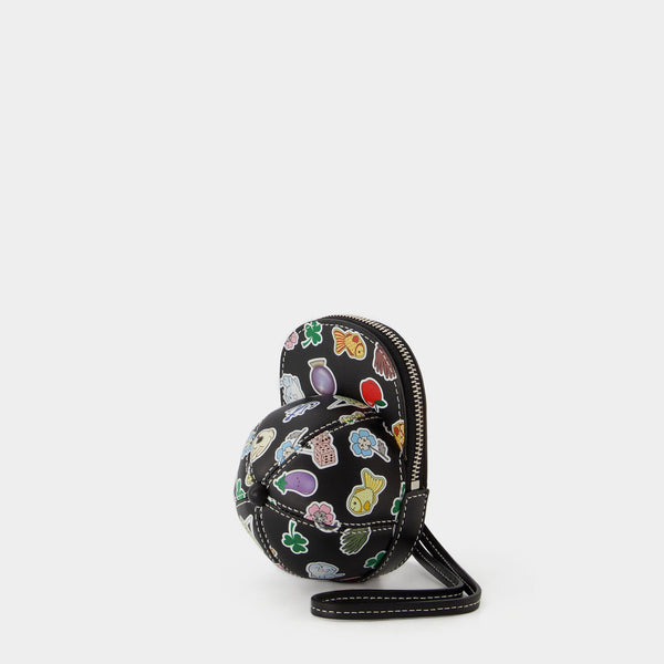 Sac Hobo Nano Cap - J.W. Anderson - Cuir - Noir