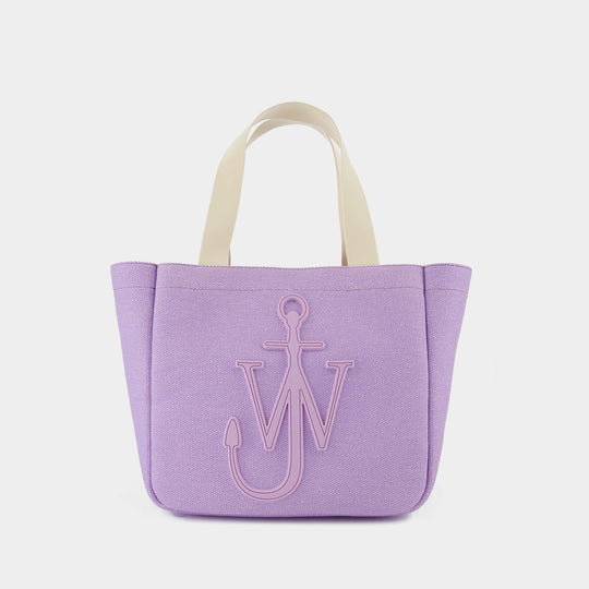 Tote Bag Cabas - J.W. Anderson - Coton - Lilas