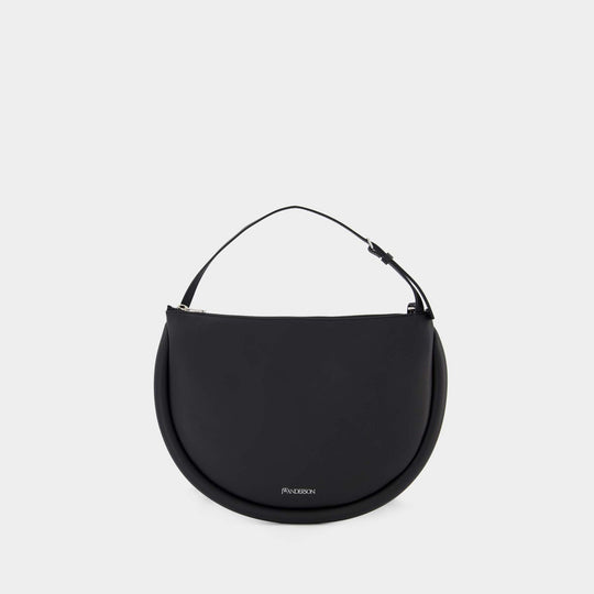 Sac Hobo Medium Bumper-Moon - J.W. Anderson - Cuir - Noir
