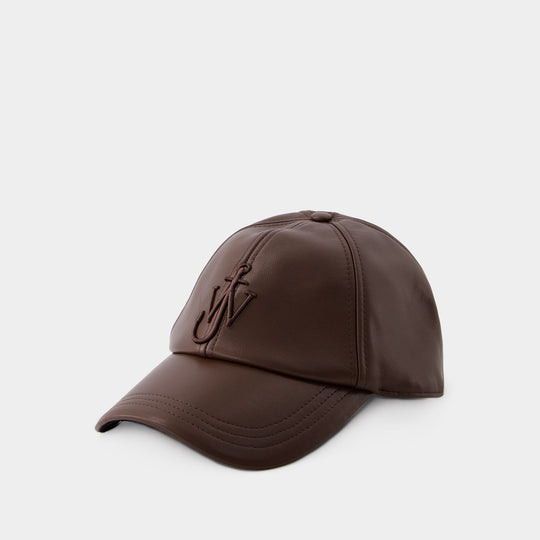 Casquette Baseball - J.W.Anderson - Cuir - Marron