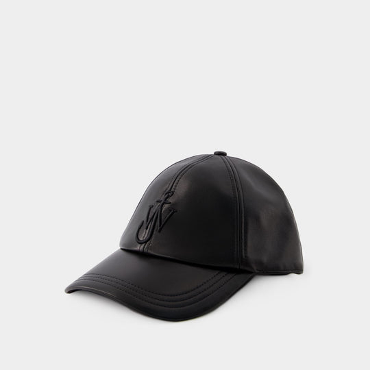 Casquette Baseball - J.W.Anderson - Cuir - Noir