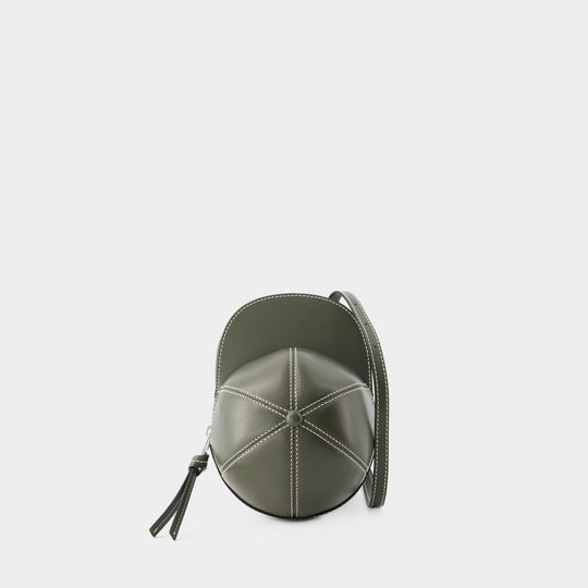 Sac Midi Cap - J.W.Anderson - Cuir - Olive Foncé