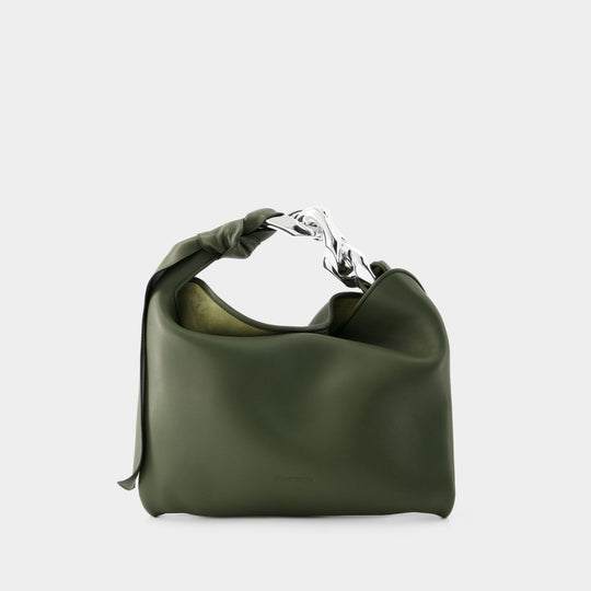 Sac Hobo Small Chain - J.W.Anderson - Cuir - Kaki