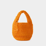 Sac À Main Large Popcorn Basket - J.W. Anderson - Coton - Orange
