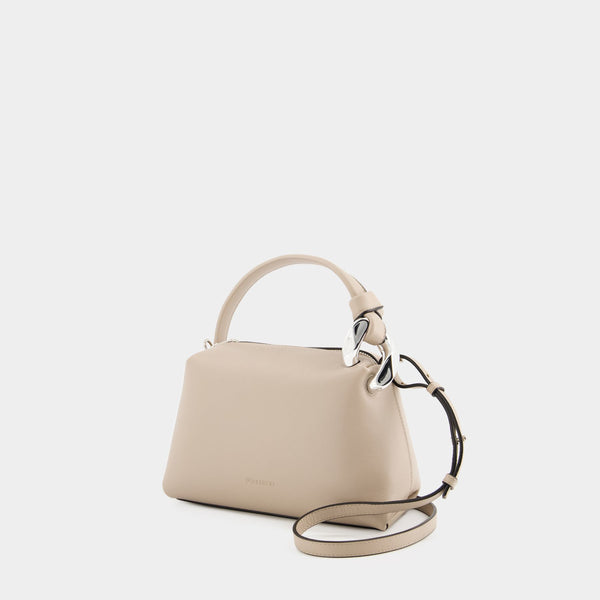Sac À Bandoulière Small The JWA Corner - J.W. Anderson - Cuir - Taupe