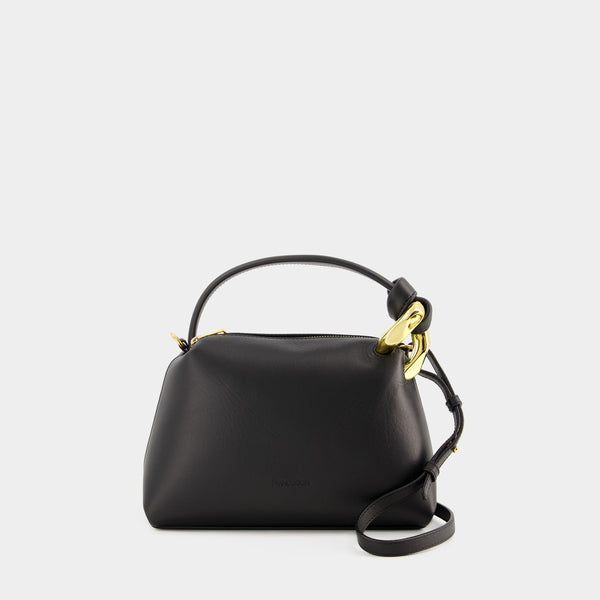 Sac À Bandoulière Small The JWA Corner - J.W. Anderson - Cuir - Noir