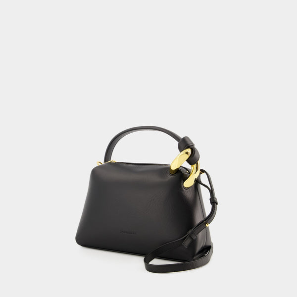 Sac À Bandoulière Small The JWA Corner - J.W. Anderson - Cuir - Noir