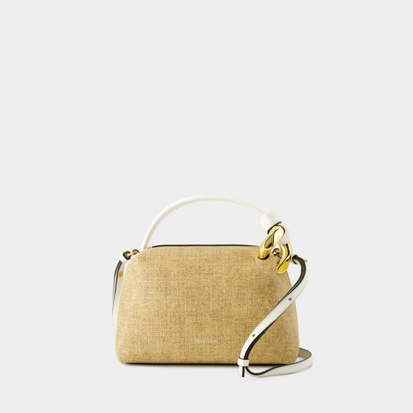 Sac À Bandoulière Small The JWA Corner - J.W. Anderson - Cuir - Sand