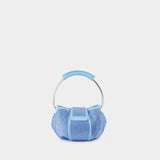 Sac Crystal Ring Pouch - Coperni - Strass - Bleu