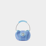 Sac Crystal Ring Pouch - Coperni - Strass - Bleu