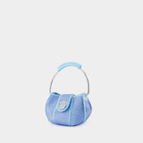 Sac Crystal Ring Pouch - Coperni - Strass - Bleu