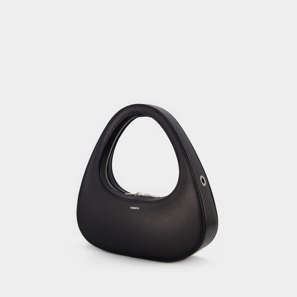 Sac à bandoulière Baguette Swipe - Coperni - Cuir - Noir