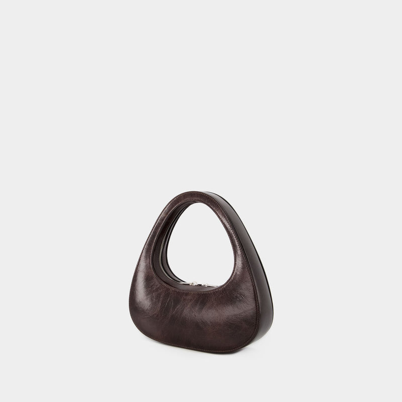 Sac Baguette Swipe - Coperni - Cuir - Marron