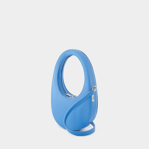 Sac À Bandoulière Mini Swipe - Coperni - Cuir - Bleu