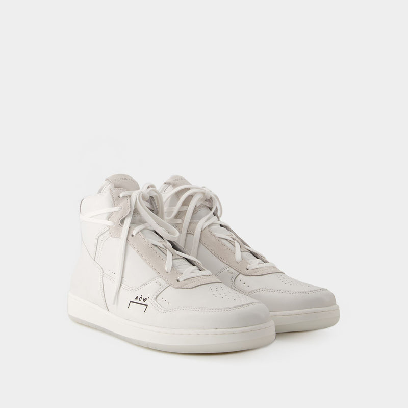 Sneakers Luol Hi Top - A Cold Wall - Cuir - Blanc