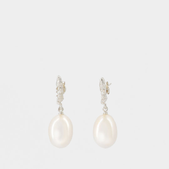 Boucles d'Oreilles Lustre of the Moon en argent