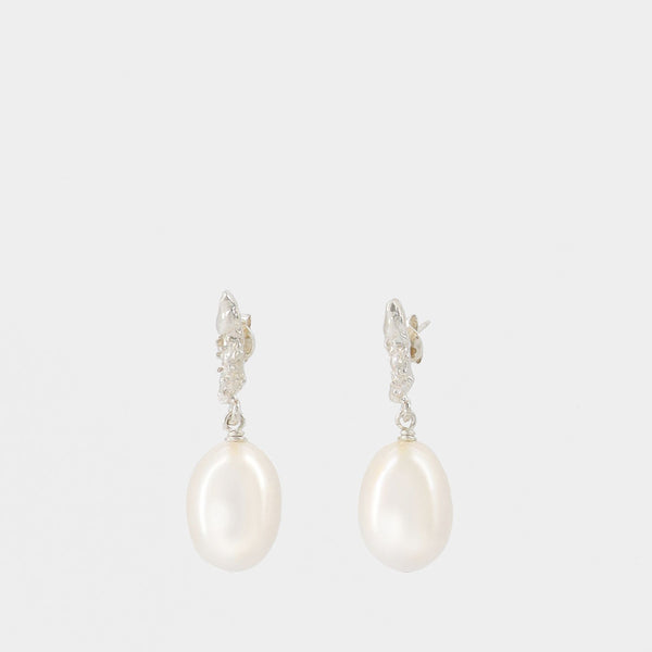 Boucles d'Oreilles Lustre of the Moon en argent