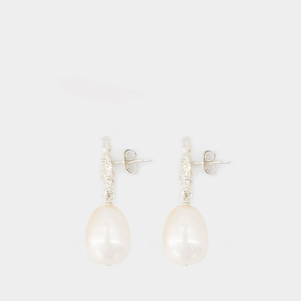 Boucles d'Oreilles Lustre of the Moon en argent