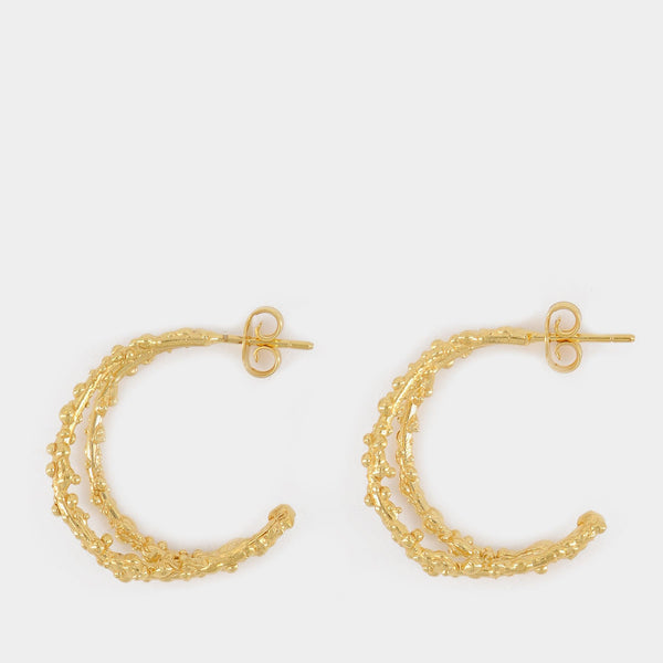 Boucles d'Oreilles The Crumbling Rock en Or