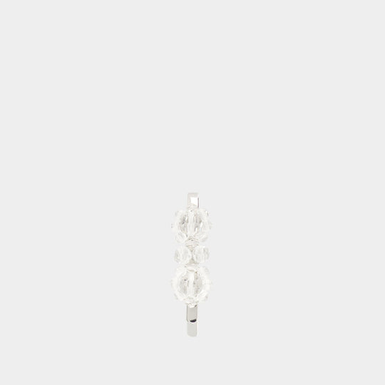 Barrette Mini Flower - Simone Rocha - Cristal - Blanc