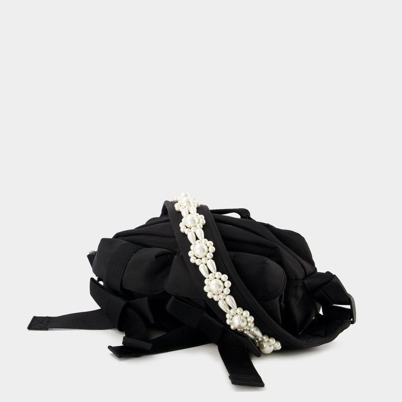 Sac à Bandoulière Bow Bag - Simone Rocha - Nylon - Noir