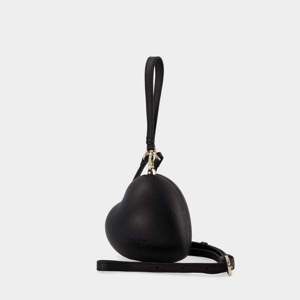 Sac Micro Heart - Simone Rocha - Cuir - Noir