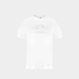 T-Shirt Projet Graphique Ange - Simone Rocha - Coton - Blanc/Argenté