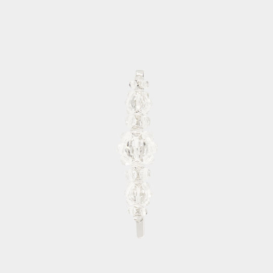 Barrette Flower Large - Simone Rocha - Cristal - Blanc