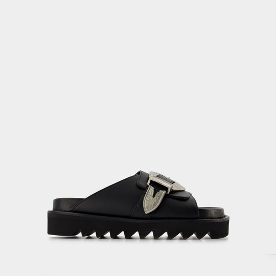 Mules Aj1235 - Toga Pulla - Cuir - Noir