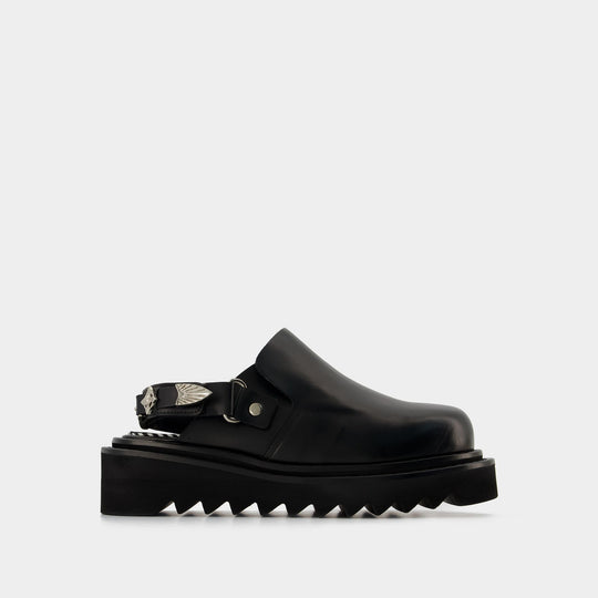 Mules Aj1239 - Toga Pulla - Cuir - Noir