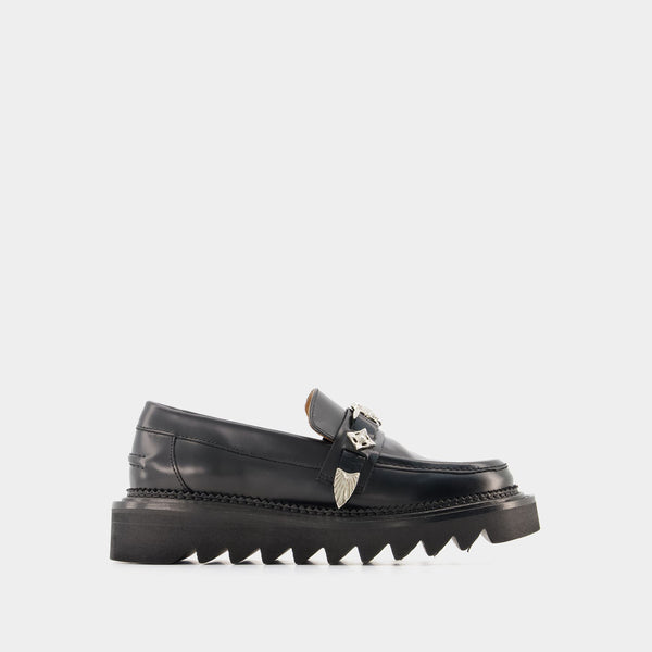 Mocassins Aj1243 - Toga Pulla - Polido - Noir