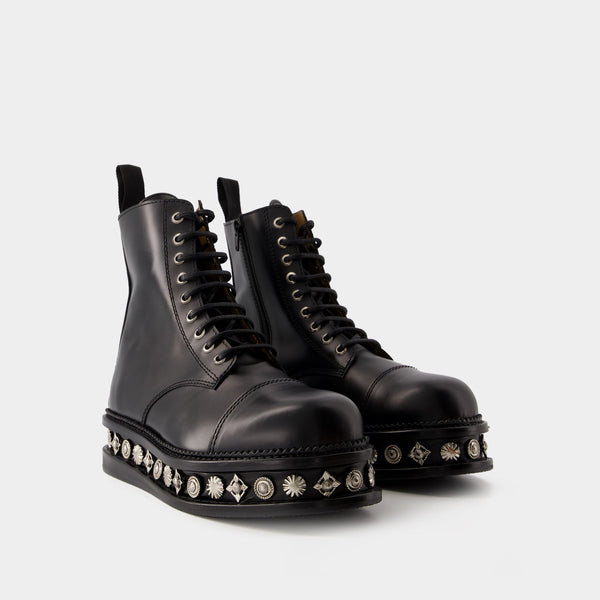 Bottes AJ1297 - Toga Virilis - Cuir - Noir