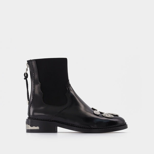 Bottines Aj990 - Toga Pulla - Cuir - Noir