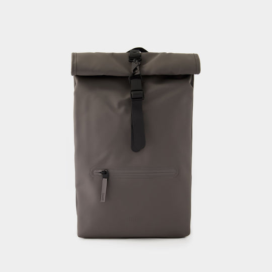 Sac à dos Rolltop Rucksack - Rains - Synthétique - Gris