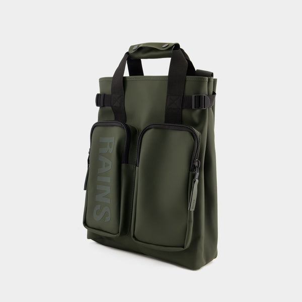 Sac À Dos Texel - RAINS - Synthétique - Vert