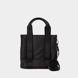 Tote bag Recycled tech Small - Ganni - Synthétique - Noir