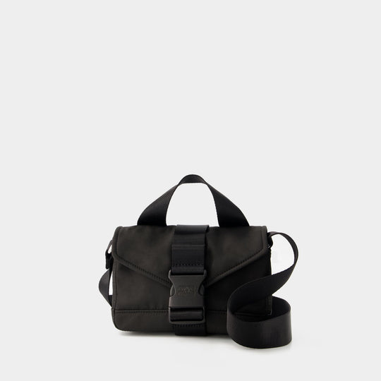 Sac à bandoulière Mini Satchel - Ganni - Synthétique - Noir