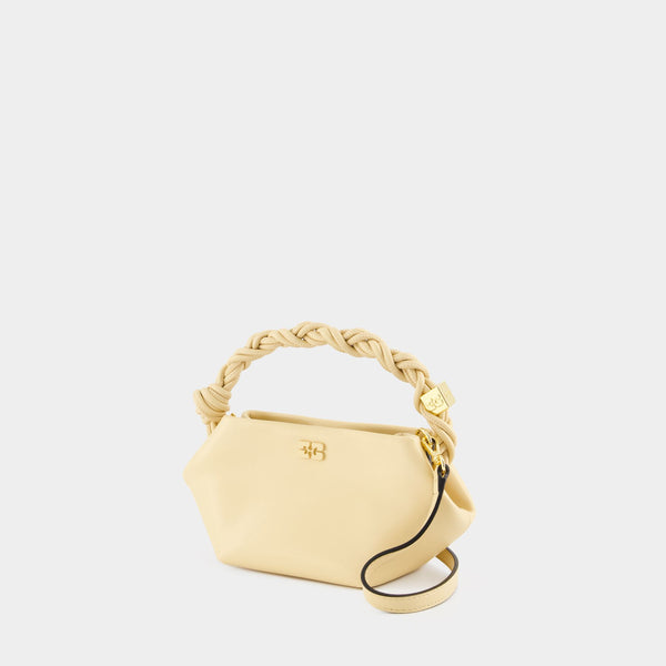Sac À Bandoulière Ganni Bou Mini - Ganni - Cuir - Beige