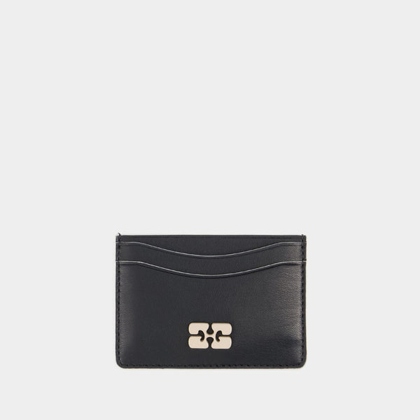 Porte-Carte Ganni Bou - Ganni - Cuir - Noir