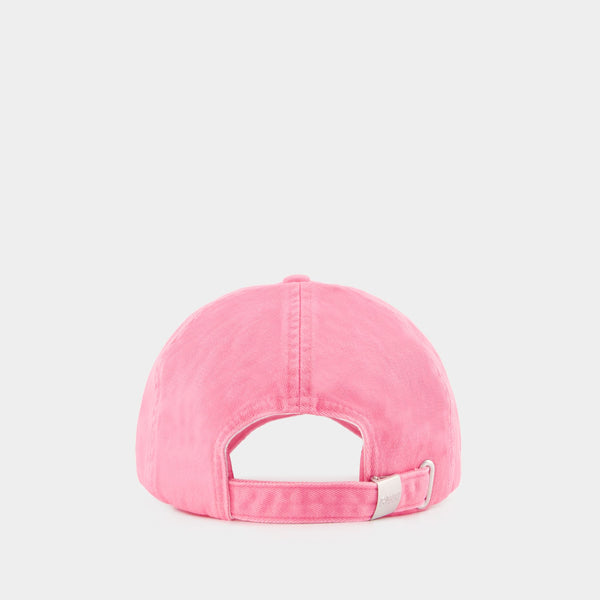 Casquette à Logo - Ganni - Coton - Rose