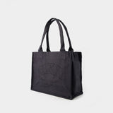 Tote Bag Easy Large - Ganni - Coton - Noir