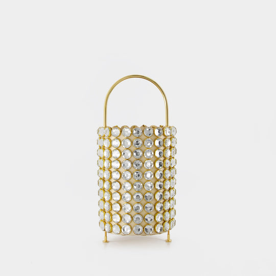 Sac Pirouette en Cristaux Blancs
