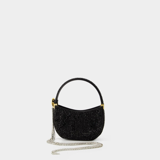 Sac Hobo Micro Vesna Crystal - Magda Butrym - Cristal - Noir