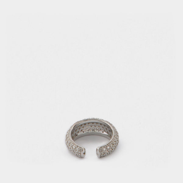 Manchette d'Oreille Epaisse en Argent