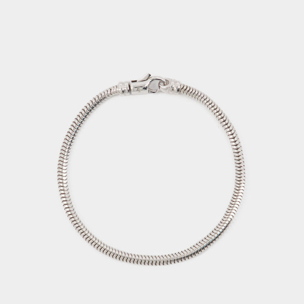 Collier Pendentif Cushion Onyx - Tom Wood - Argent