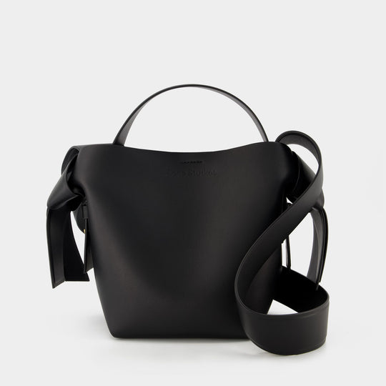 Sac À Bandoulière Musubi Mini - Acne Studios - Cuir - Noir