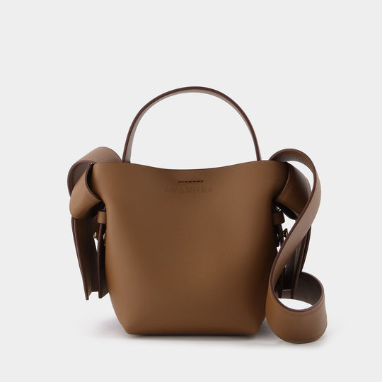 Sac Musubi Micro en Cuir Marron