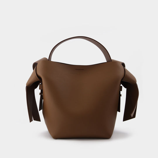 Sac Musubi Mini en Cuir Marron